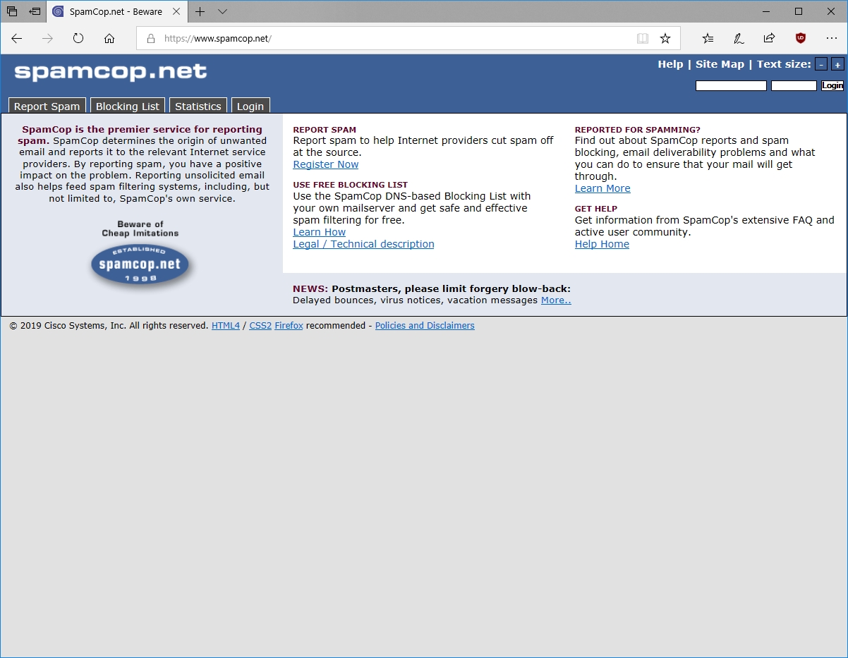 Read more about the article How to report spam emails simple, but strong. (spamcop.net)